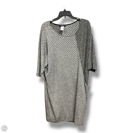 Dress Casual Short By Clothes Mentor In Black & Grey, Size: Xl