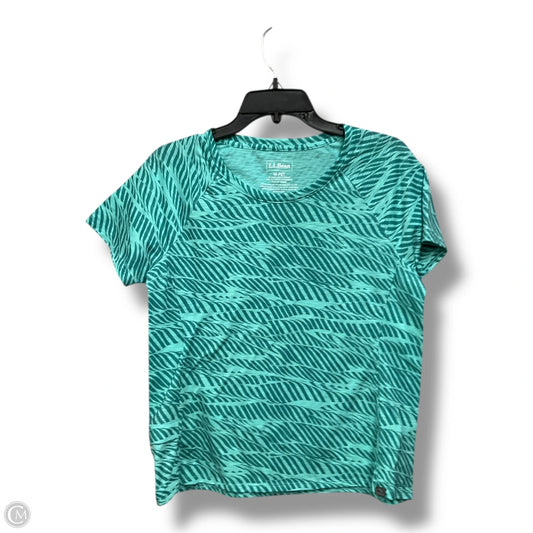 Top Short Sleeve By L.l. Bean In Green, Size: Mp