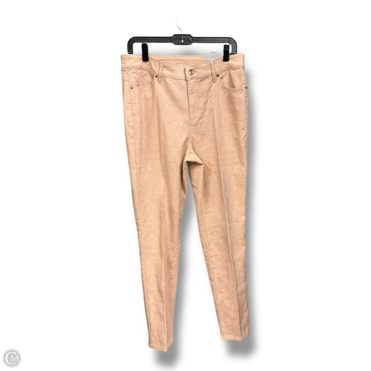 Jeans Skinny By Chicos In Pink, Size: M