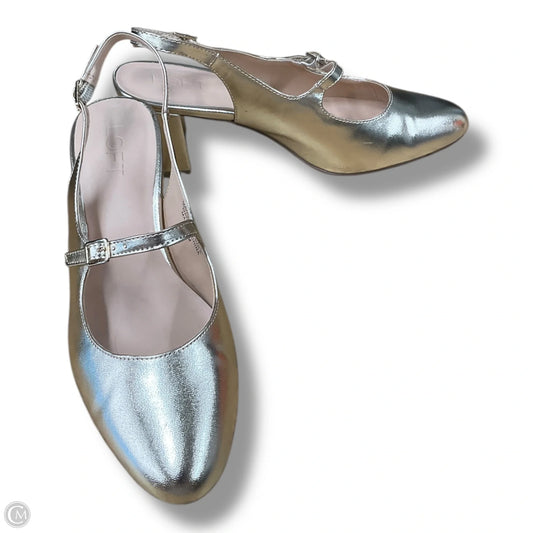 Shoes Heels Block By Loft In Gold, Size: 8.5
