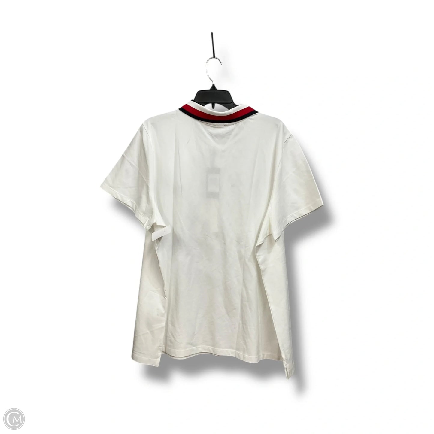 Top Short Sleeve By Tommy Hilfiger In Blue Red & White, Size: 2x