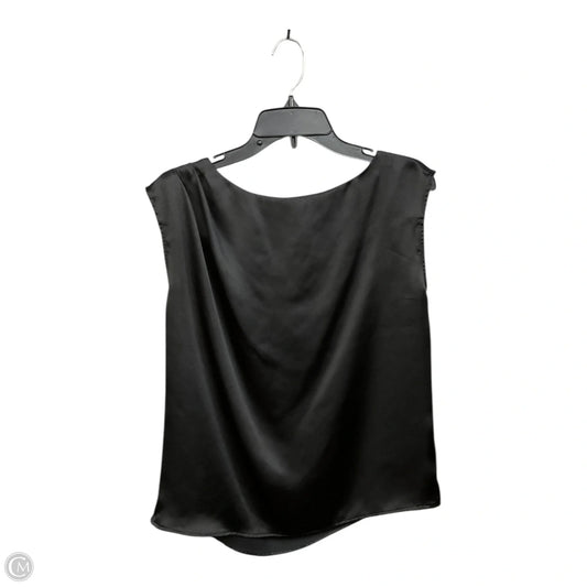 Top Sleeveless By Loft In Black, Size: S