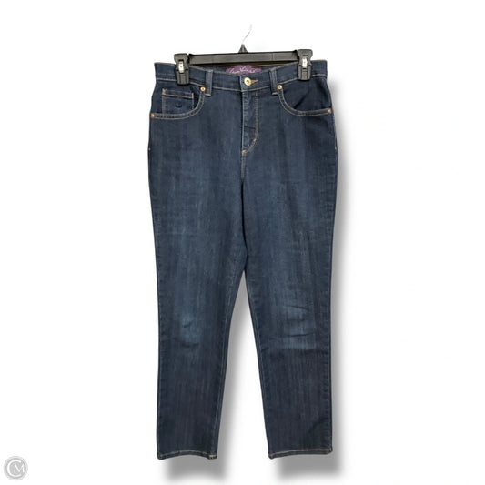 Jeans Straight By Gloria Vanderbilt In Blue Denim, Size: 6