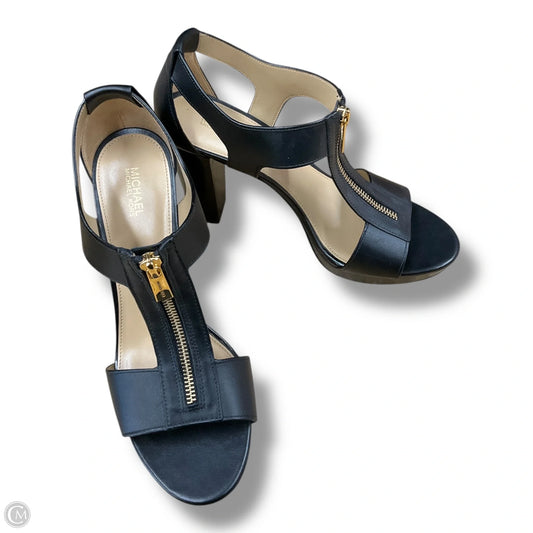 Shoes Heels Block By Michael By Michael Kors In Black, Size: 9.5
