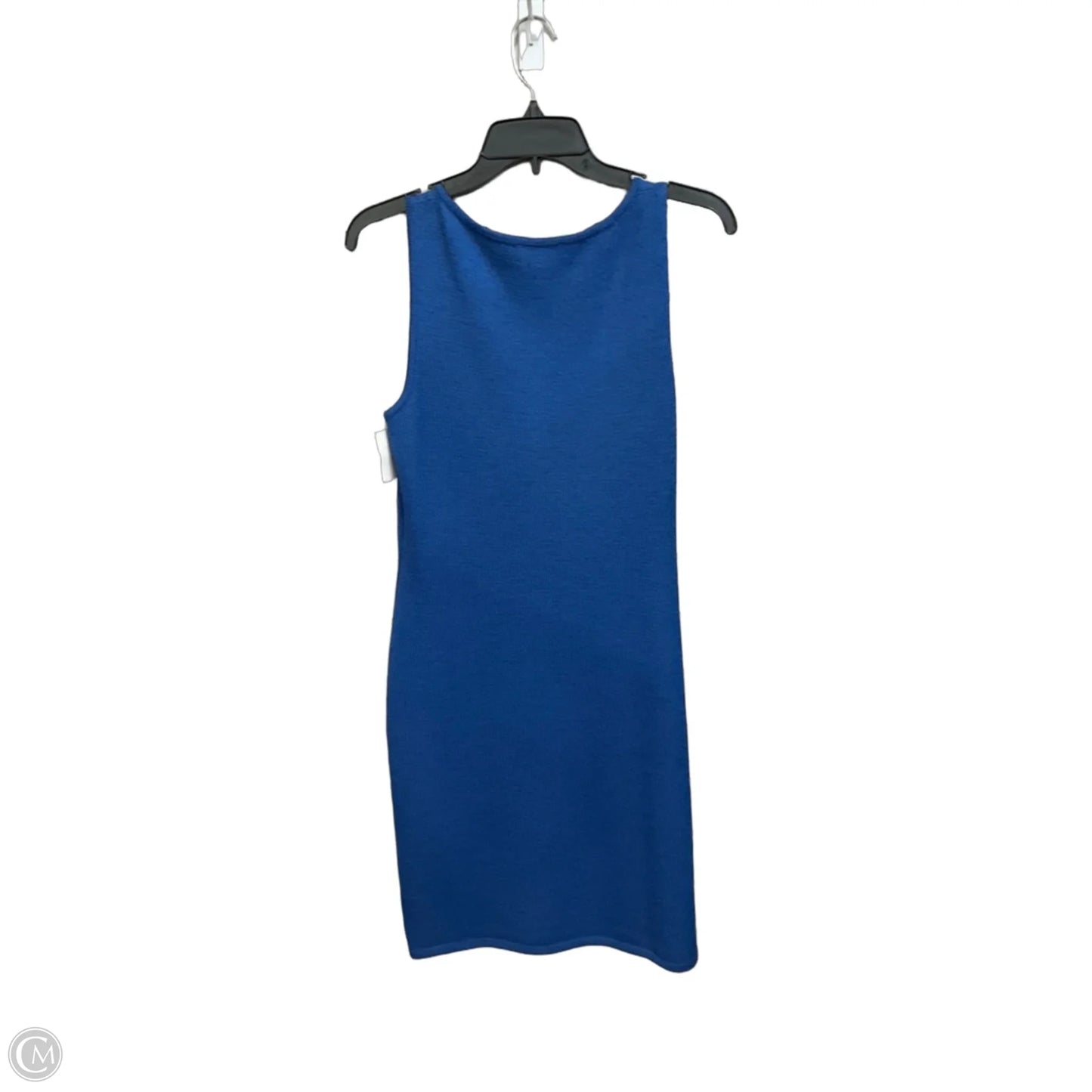 Dress Designer By St. John In Blue & Silver, Size: S