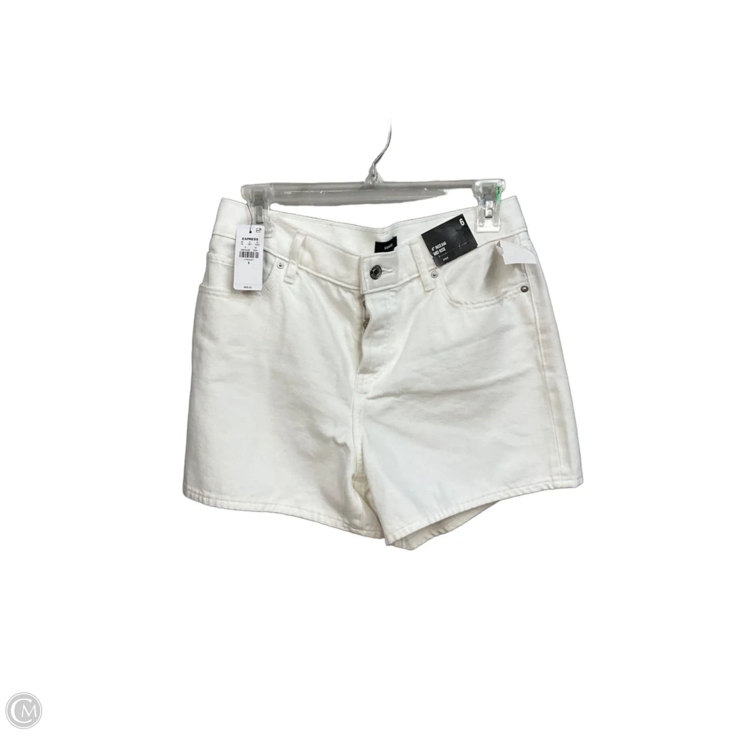 Shorts By Express In White, Size: 6