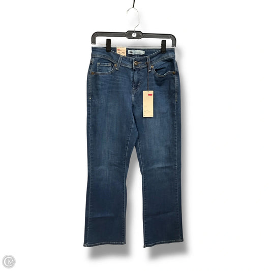 Jeans Boot Cut By Levis In Blue Denim, Size: 6