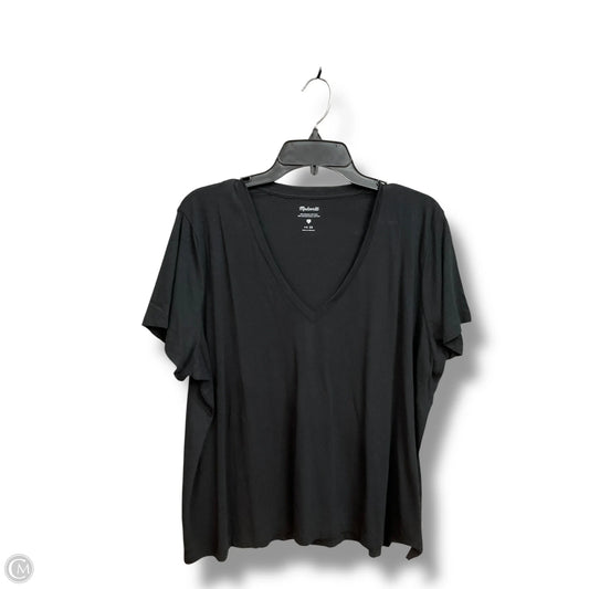 Top Short Sleeve Basic By Madewell In Black, Size: 2x