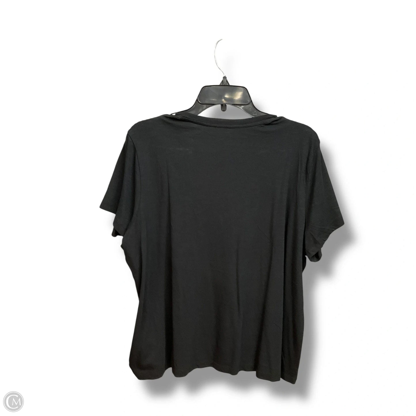 Top Short Sleeve Basic By Madewell In Black, Size: 2x
