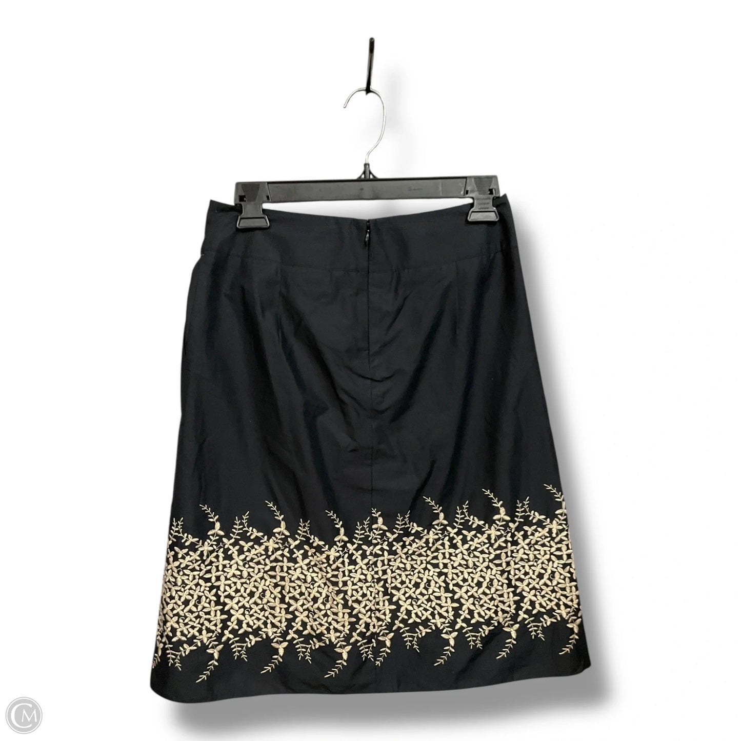 Skirt Mini & Short By Banana Republic In Black & Cream, Size: 0