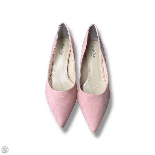 Shoes Heels Kitten By Charles David In Pink, Size: 11