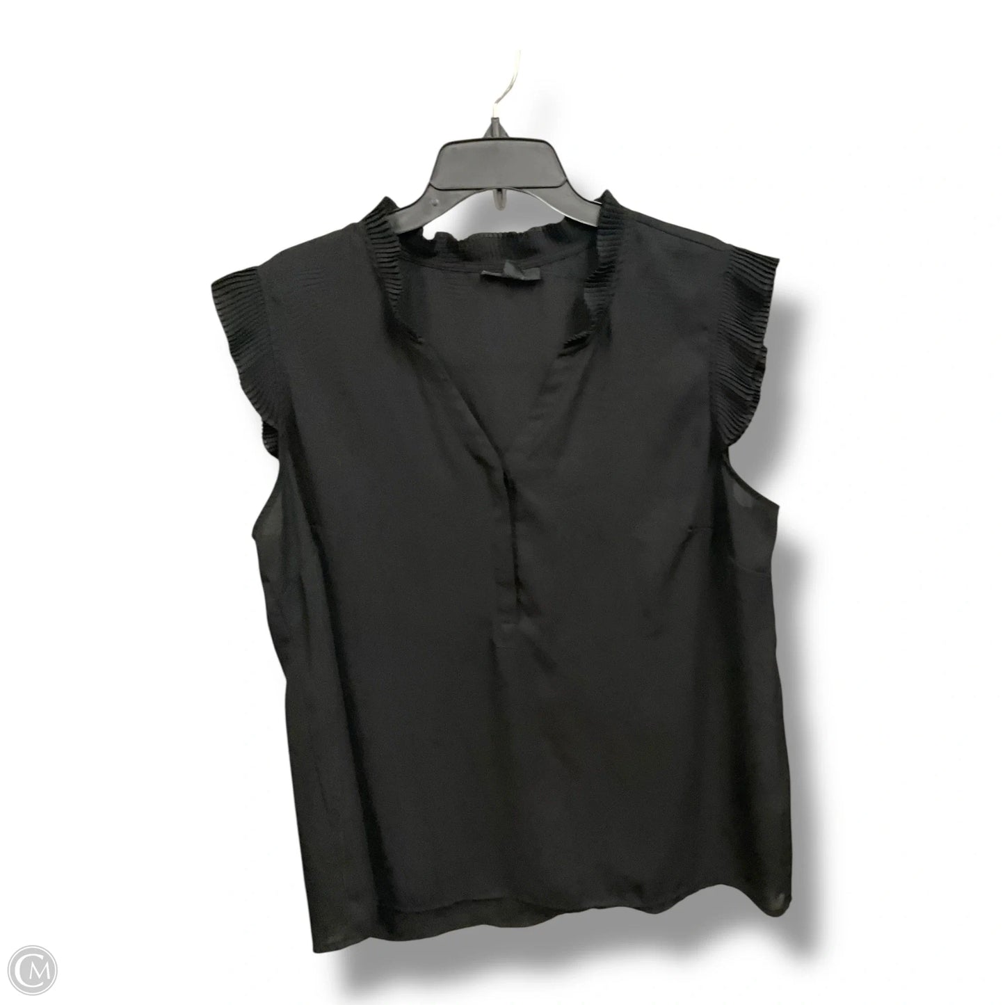 Blouse Sleeveless By Alfani In Black, Size: Xl