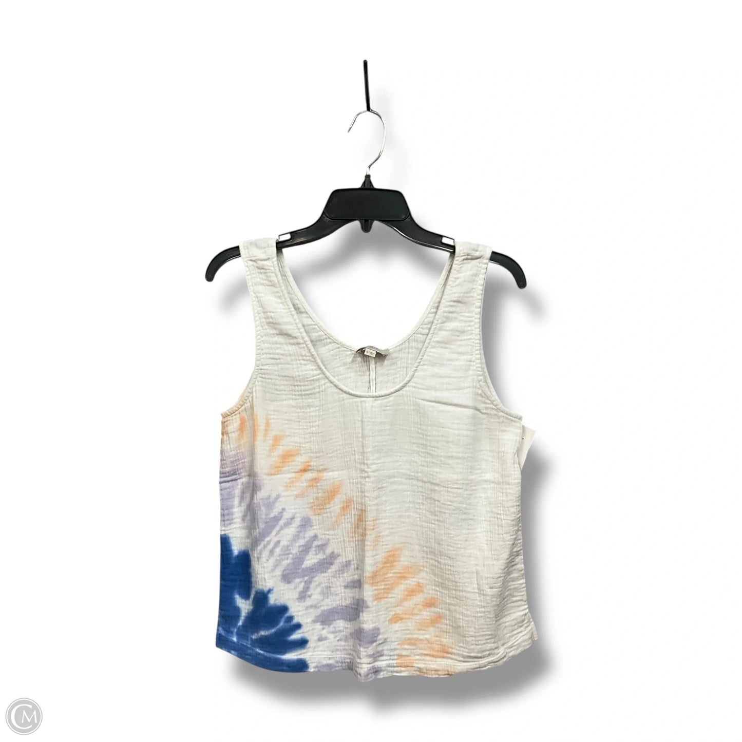 Top Sleeveless By Loft In Tie Dye Print, Size: M