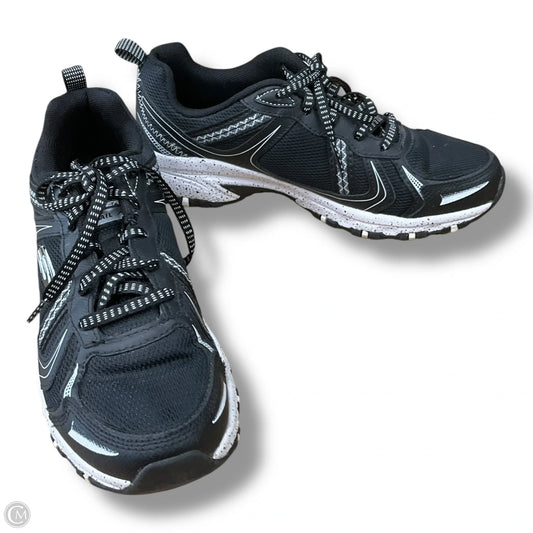 Shoes Athletic By Skechers In Black & White, Size: 7