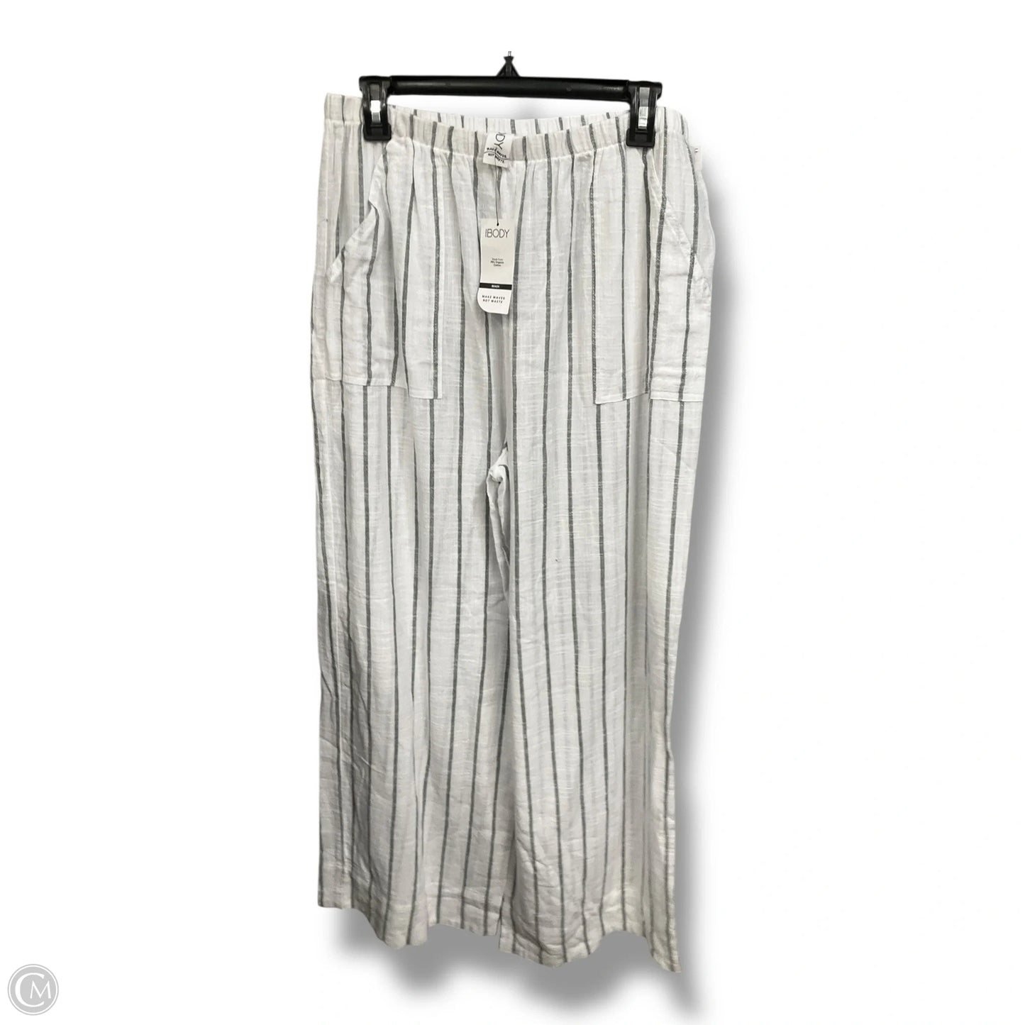 Pants Wide Leg By Cmc In Striped Pattern, Size: 12