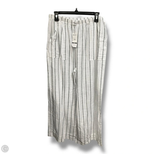 Pants Wide Leg By Cmc In Striped Pattern, Size: 12