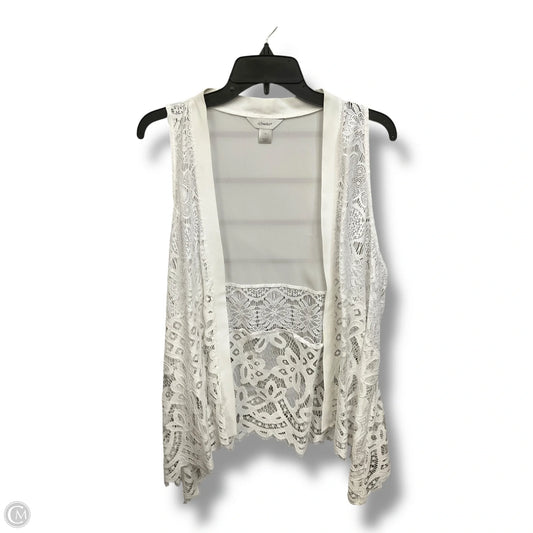 Swimwear Cover-up By Cj Banks In White, Size: 1x