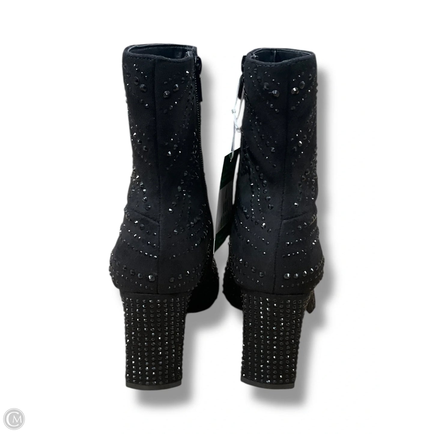 Boots Ankle Heels By Impo In Black, Size: 8.5