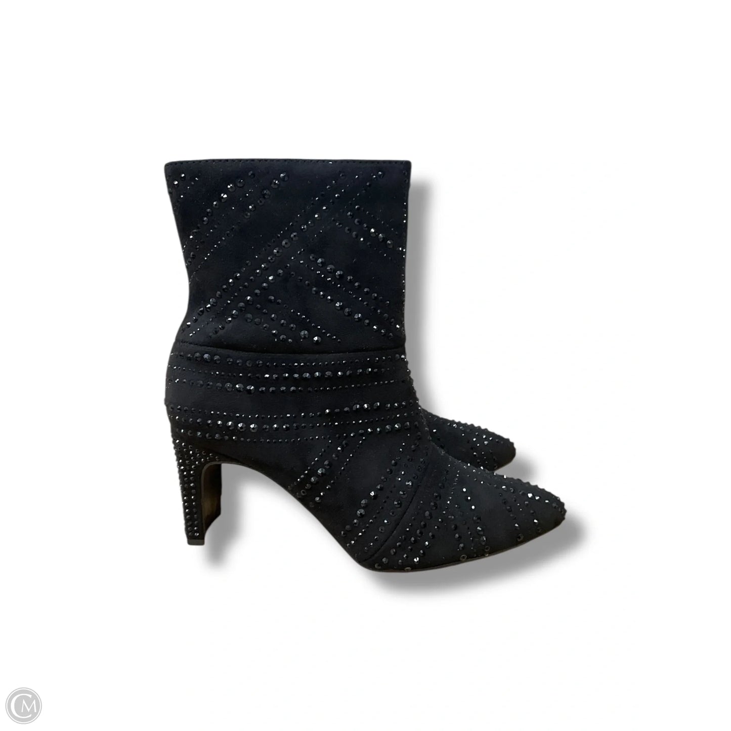 Boots Ankle Heels By Impo In Black, Size: 8.5