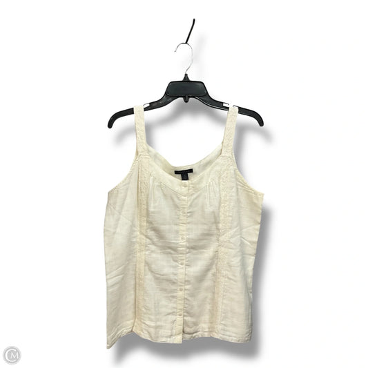 Top Sleeveless By Tommy Hilfiger In Ivory, Size: M