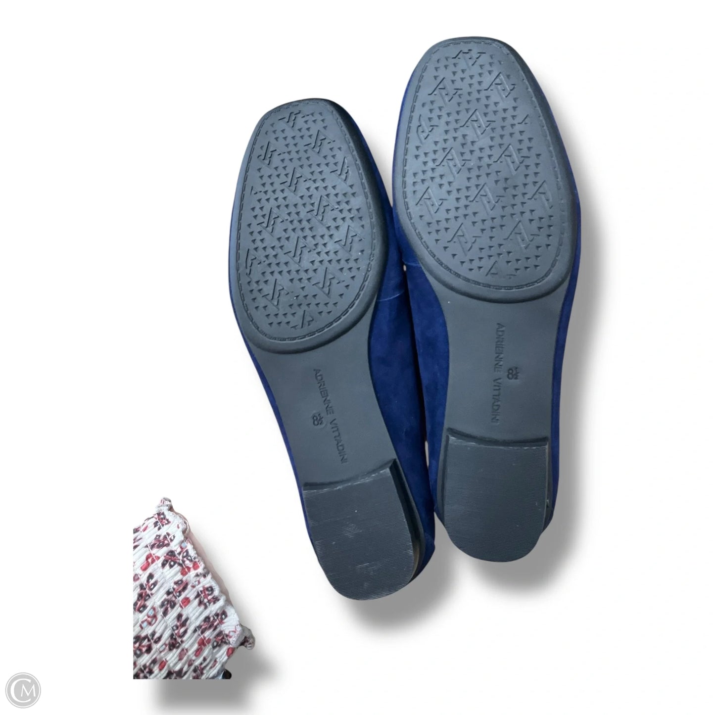 Shoes Flats By Adrienne Vittadini In Blue & Gold, Size: 8.5