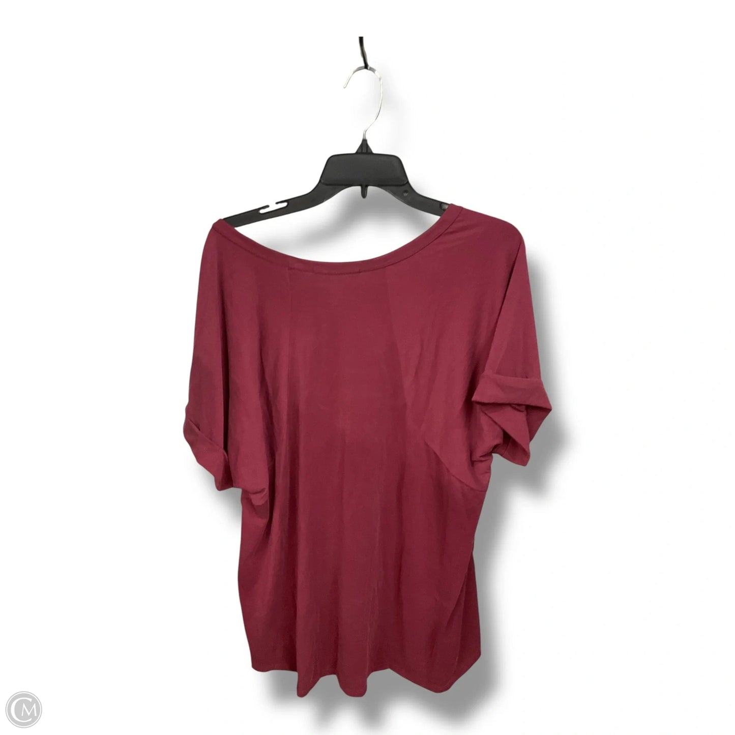 Top Short Sleeve By Clothes Mentor In Red, Size: Xl