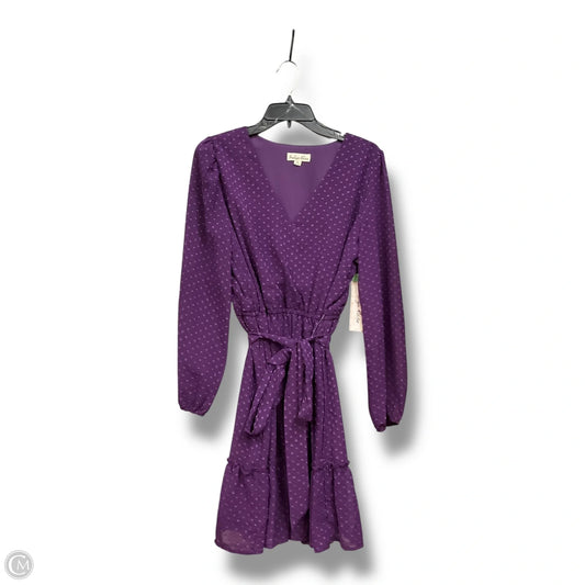 Dress Casual Short By Clothes Mentor In Purple, Size: Lp
