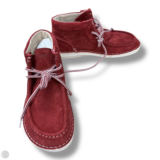 Boots Ankle Flats By Birkenstock In Red, Size: 7