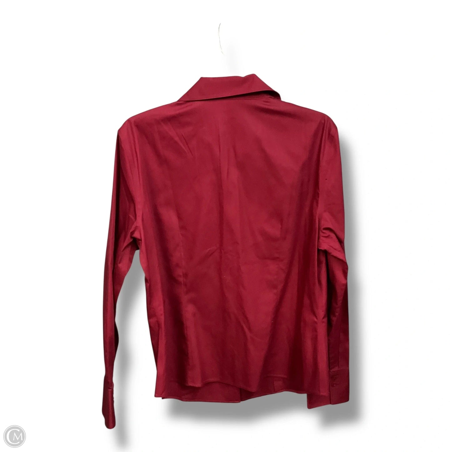 Blouse Long Sleeve By Jones New York In Red, Size: L