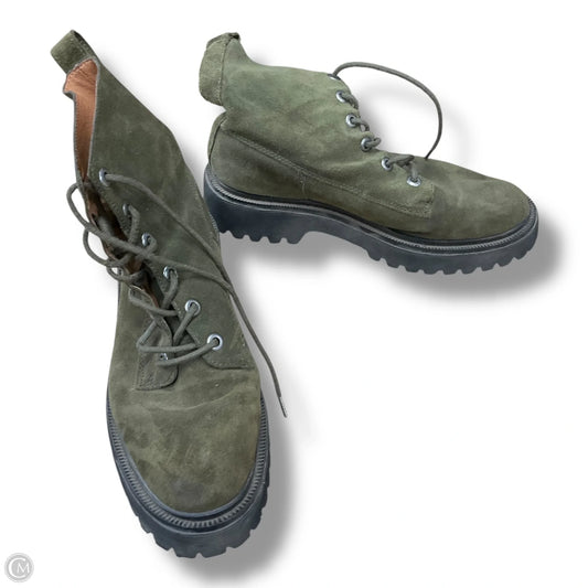 Boots Ankle Flats By Madewell In Green, Size: 8