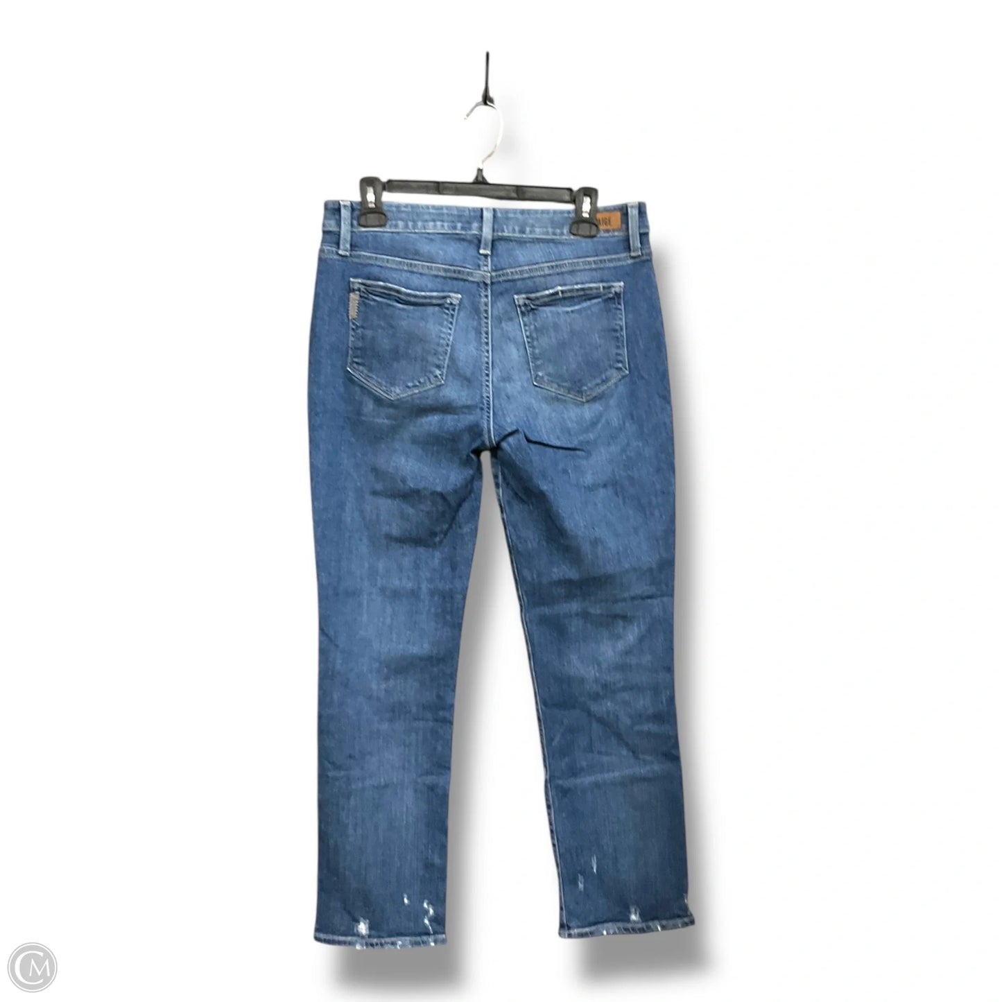 Jeans Cropped By Paige In Blue Denim, Size: 6