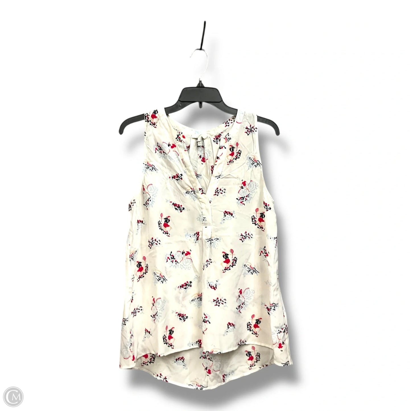 Blouse Sleeveless By Joie In Multi-colored, Size: L