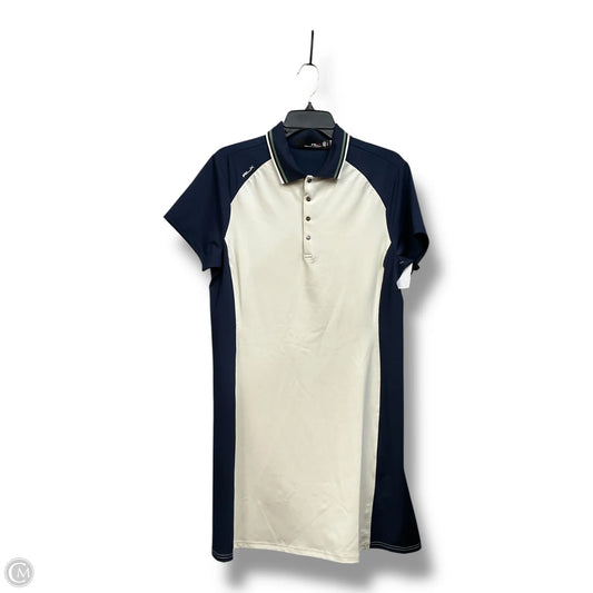 Athletic Dress By Rlx In Black & Cream, Size: L