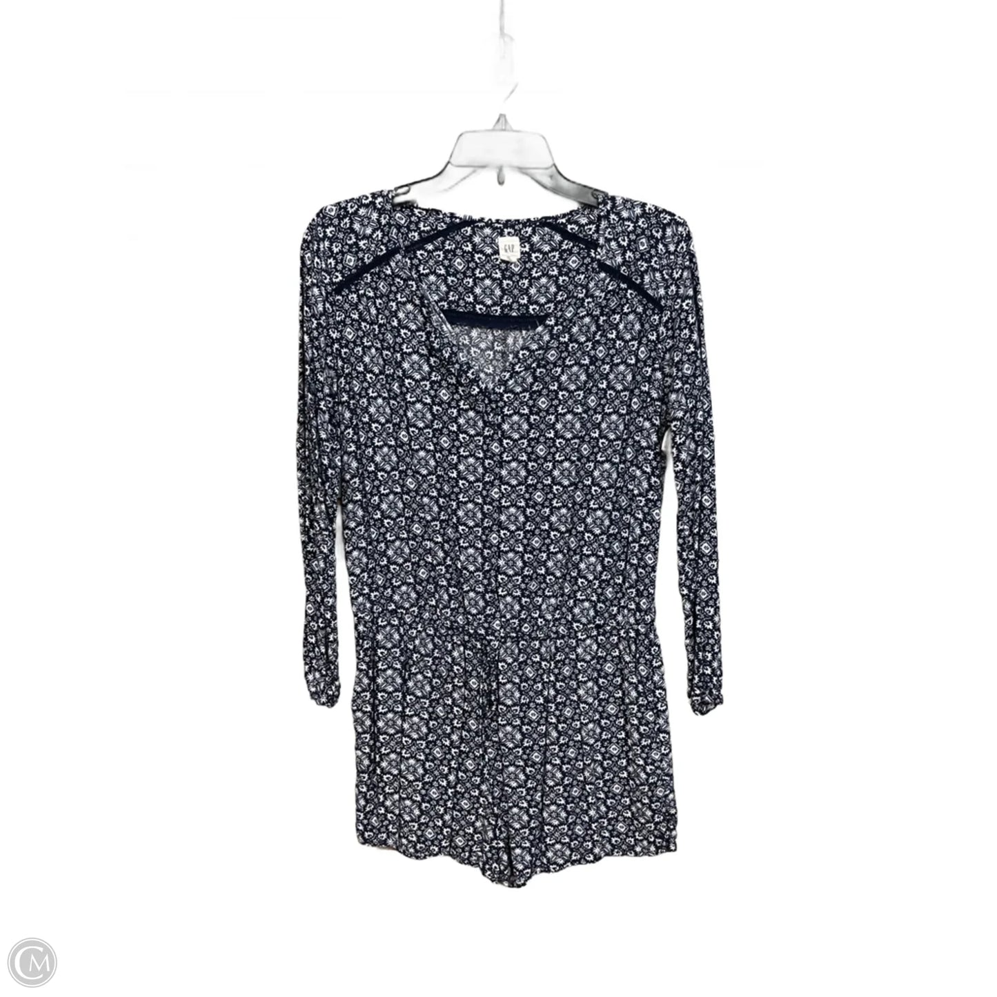 Romper By Gap In Blue & White, Size: S