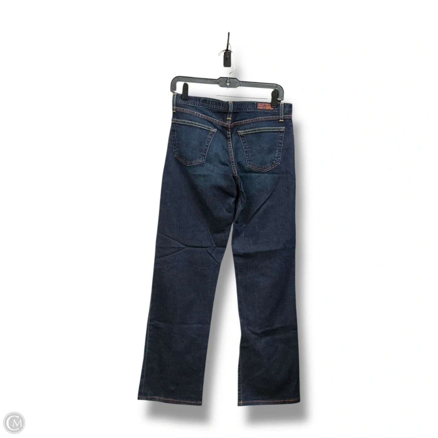 Jeans Straight By Adriano Goldschmied In Blue Denim, Size: 6