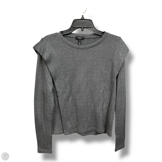 Top Long Sleeve By Aqua In Grey, Size: M