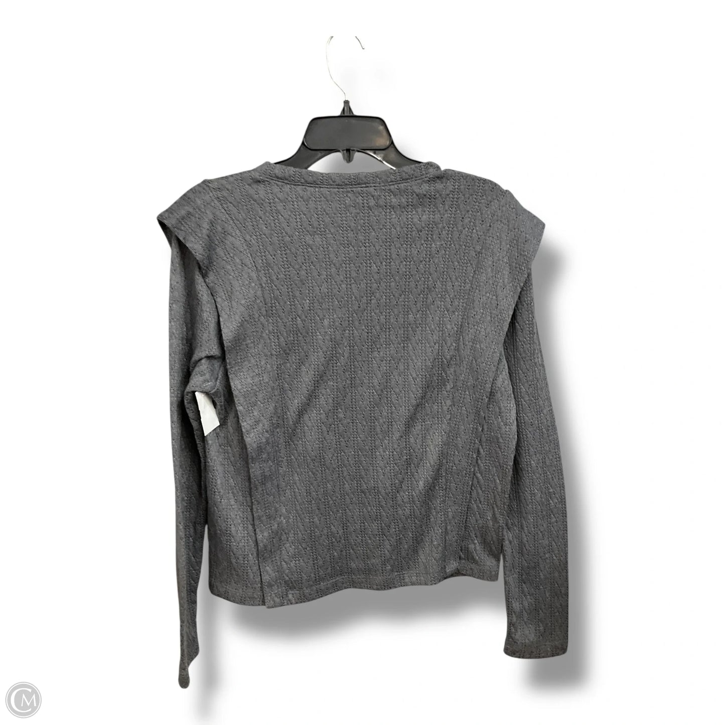 Top Long Sleeve By Aqua In Grey, Size: M
