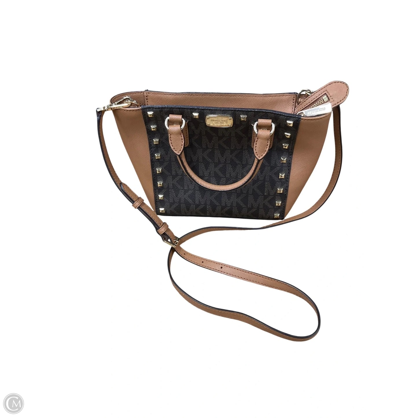 Handbag Leather By Michael By Michael Kors, Size: Small