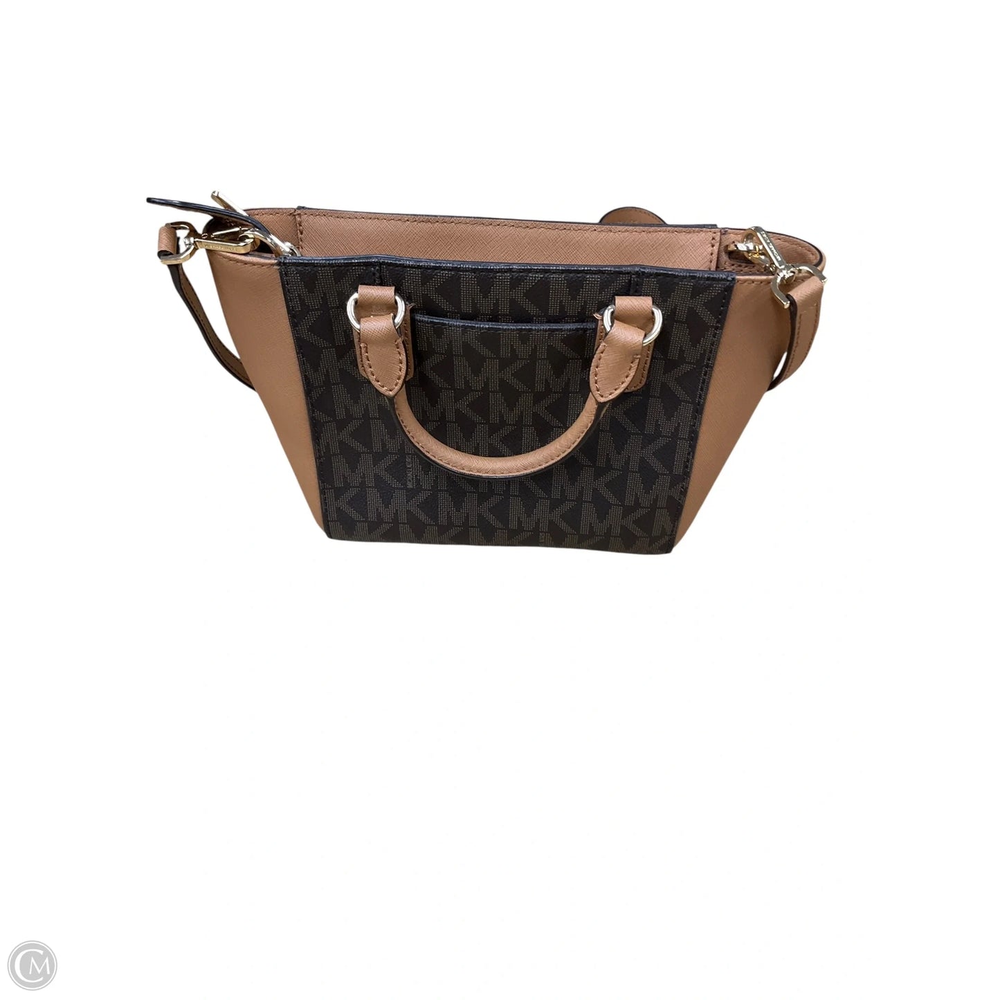 Handbag Leather By Michael By Michael Kors, Size: Small