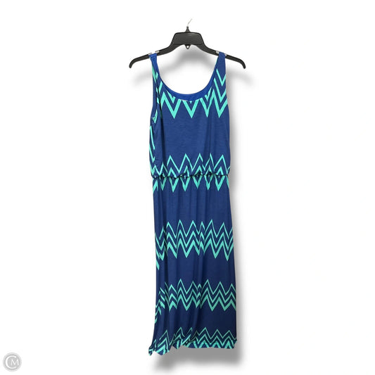 Dress Casual Maxi By Pixley In Blue & Green, Size: S