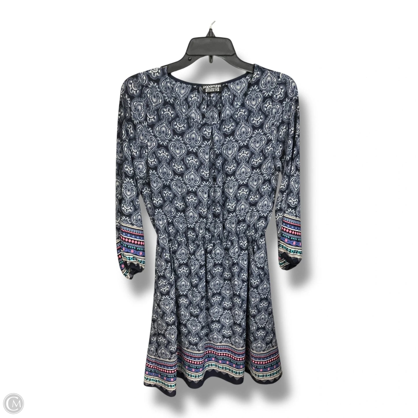 Dress Casual Short By Papermoon In Paisley Print, Size: S