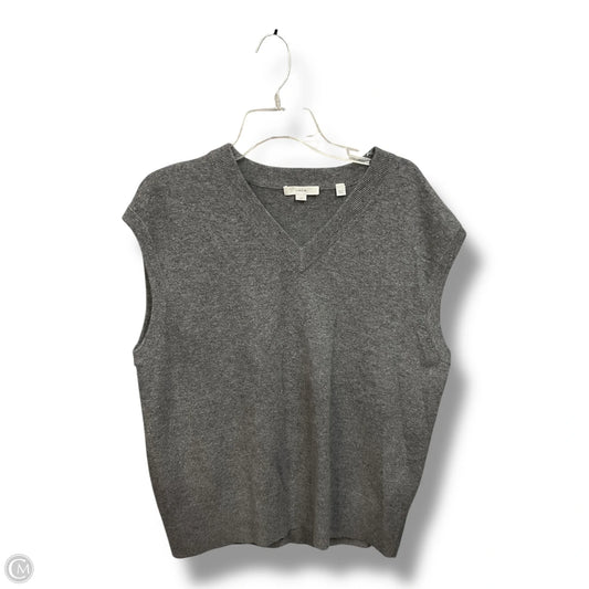Vest Sweater By Vince In Grey, Size: L