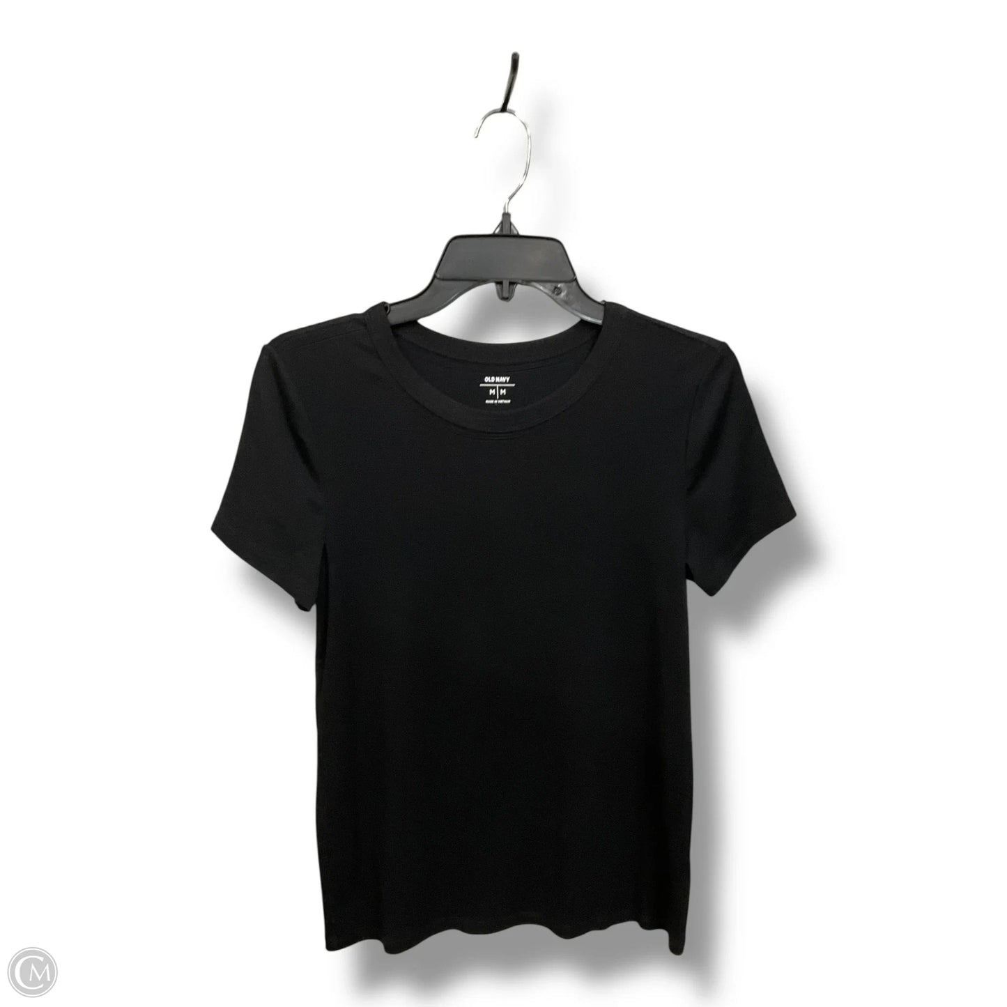 Top Short Sleeve Basic By Old Navy In Black, Size: M
