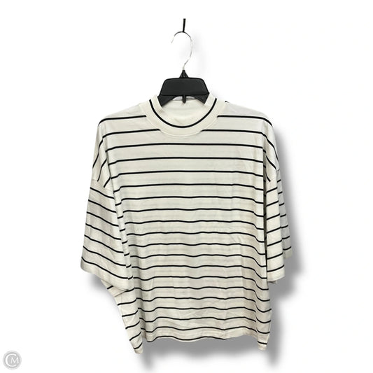 Top Short Sleeve By Cos In Striped Pattern, Size: M