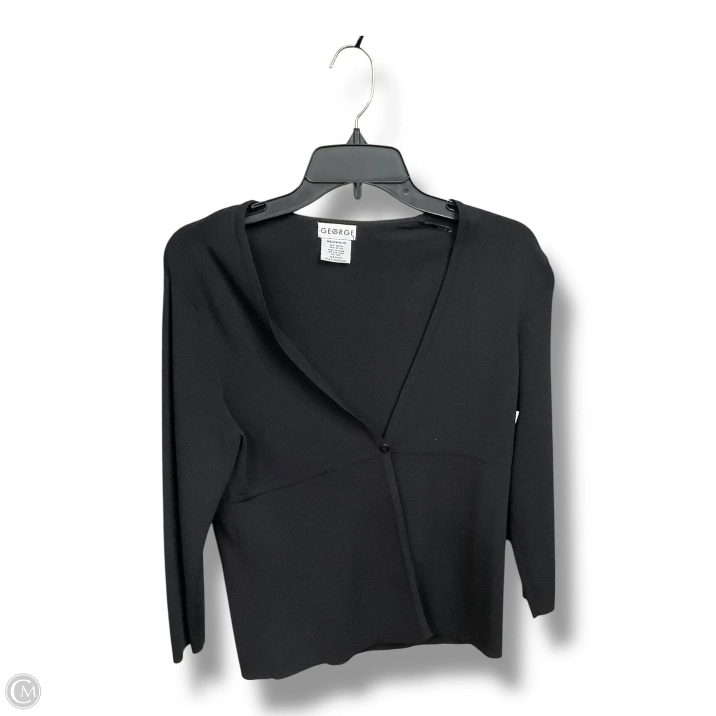 Cardigan By George In Black, Size: M