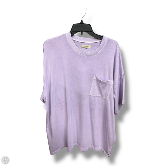 Tunic Short Sleeve By Madewell In Purple, Size: Xl