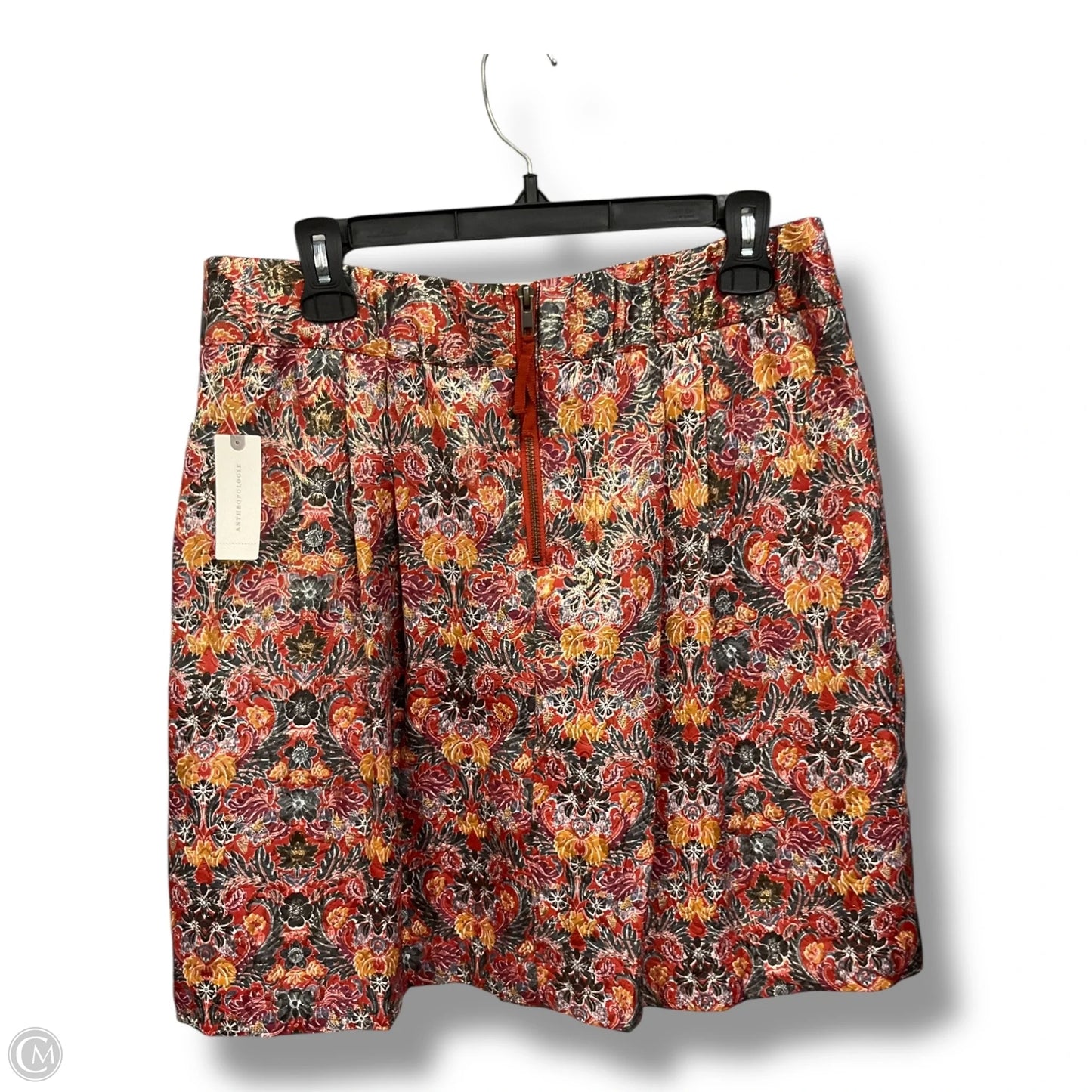 Skirt Mini & Short By Anthropologie In Floral Print, Size: L