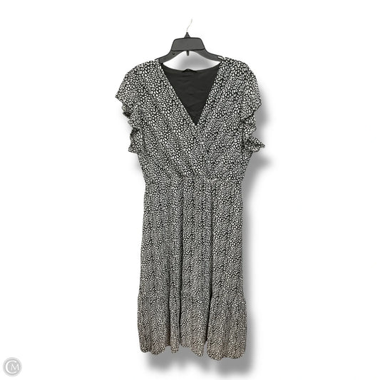Dress Casual Maxi By Clothes Mentor In Black & White, Size: Xl