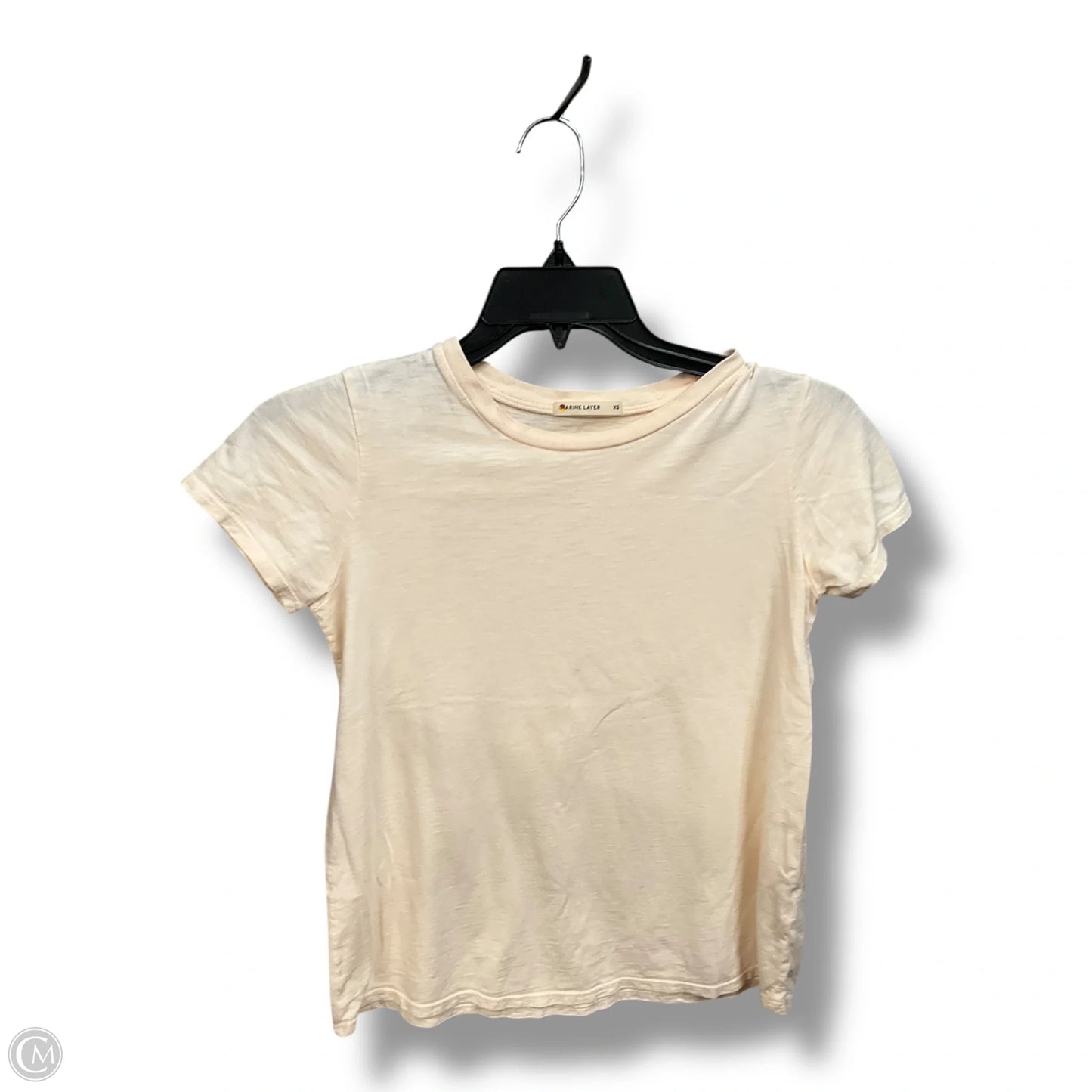 Top Short Sleeve Basic By Marine Layer In Peach, Size: Xs