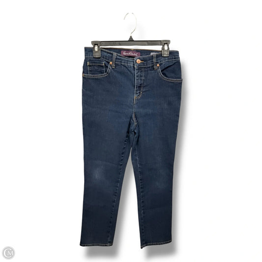 Jeans Straight By Gloria Vanderbilt In Blue Denim, Size: 8p